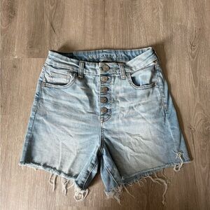 American Eagle Outfitters Women's Faded Blue Jean Shorts